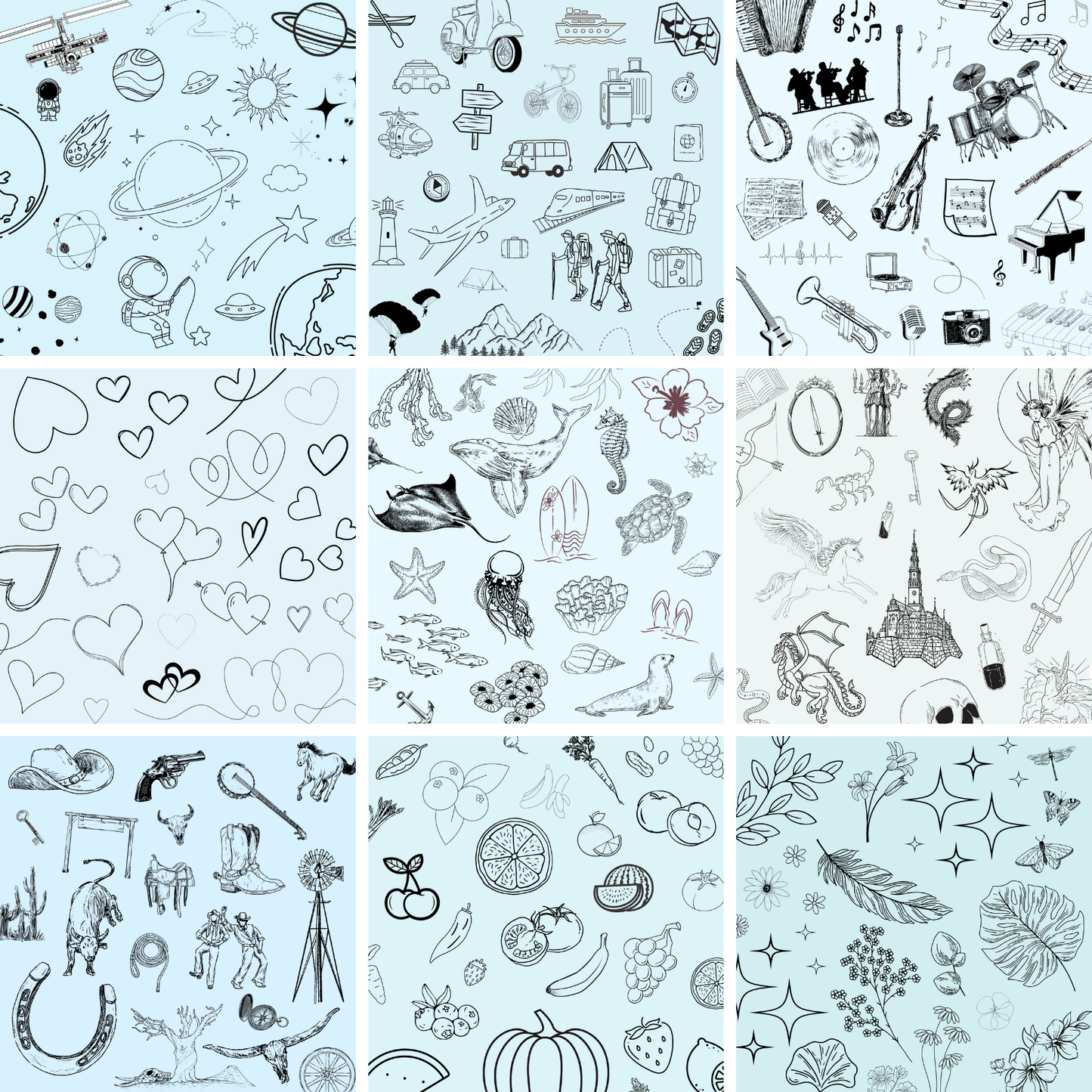 The Toned Bundle in Blue